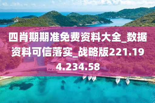 四肖期期准免费资料大全_数据资料可信落实_战略版221.194.234.58