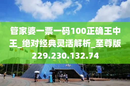 管家婆一票一码100正确王中王_绝对经典灵活解析_至尊版229.230.132.74