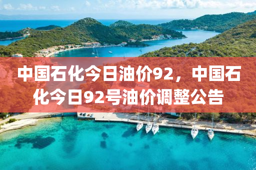 中国石化今日油价92，中国石化今日92号油价调整公告