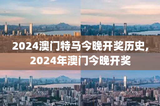 2024澳门特马今晚开奖历史,2024年澳门今晚开奖