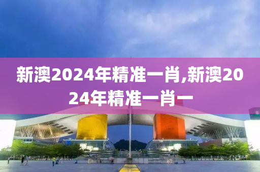 新澳2024年精准一肖,新澳2024年精准一肖一